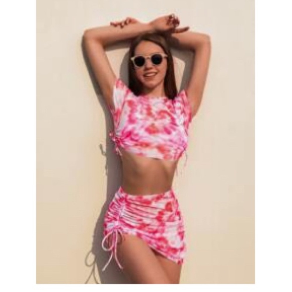Pink Tie-Dye 3 Piece Set